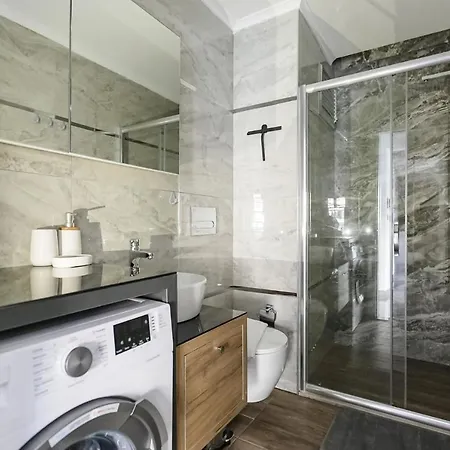 Chic W Pool And Gym In Alanya Antalya アパート *